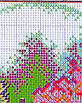 Набір для вишивання за нанесеною на канву схемою "Garden corner 5". AIDA 14CT printed 25*34 см, фото 8
