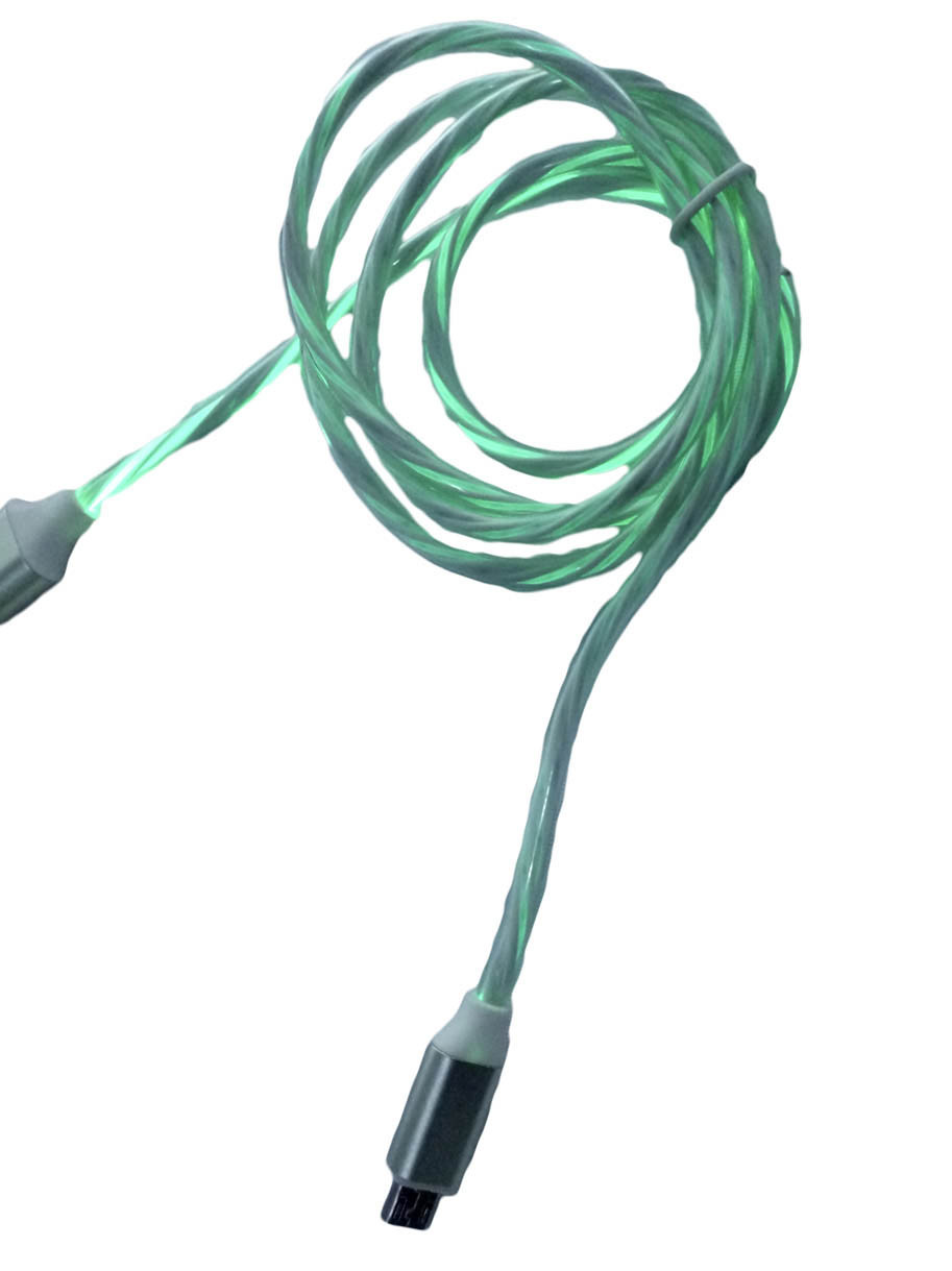 Кабель USB - micro USB C-004 з підсвічуванням, фото 1