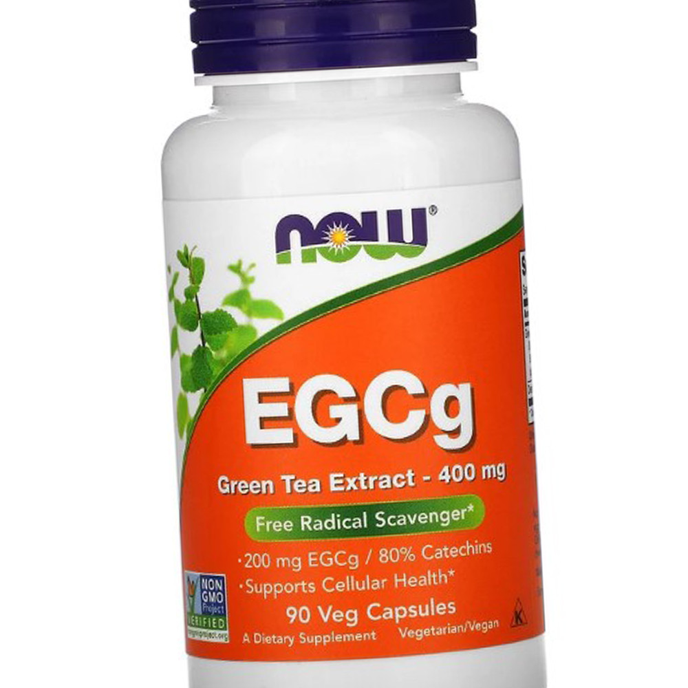 Екстракт зеленого чаю NOW EGCg Green Tea Extract 400 мг 90 капс