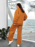 Костюм теплий з брюками палаццо, фото 4