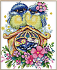 Набір для вишивання за нанесеною на канву схемою "Warm home". AIDA 14CT printed 22*29 см, фото 10