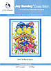Набір для вишивання за нанесеною на канву схемою "Warm home". AIDA 14CT printed 22*29 см, фото 3