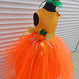 Костюм Абрикоса помаранчеве плаття нарядне, фото 3