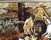 Картина "Полювання на кабана" з бурштину у подарунок, фото 2