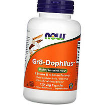 Бактерії для здорової флори кишечника NOW Gr8-Dophilus 120 капс, фото 2