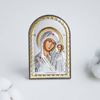 Ікона Богородиця Казанська із позолотою арка