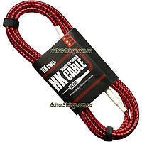 Кабель для гитары HK Premium Instrument Cable 3m. Red and Black