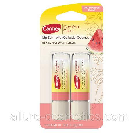 Бальзам для губ Carmex watermelon кавун 2шт