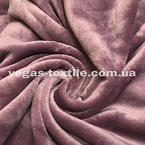 Тканина Махра Велсофт двостороння полірована Ліловий (ширина 1.8 м)