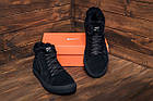 Чоловічі зимові шкіряні черевики Nike Black, фото 10