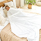 Теплий темно-синій плед 200*180см з плюшевою махри, фото 6