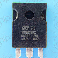 MOSFET N-канал 900В 8А 1.1Ом STM STW9NK90Z TO247 б/у