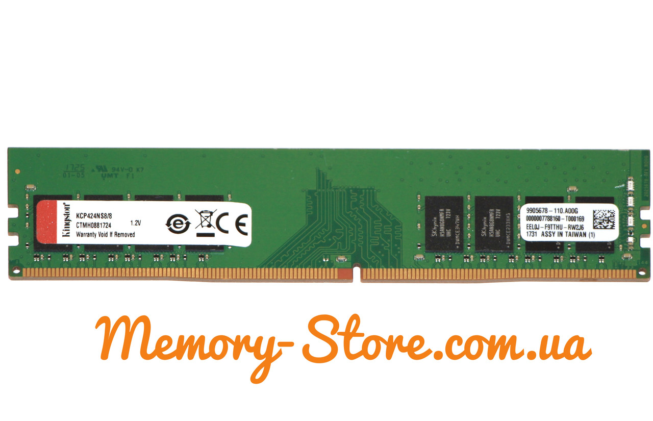 Оперативна пам'ять для ПК Kingston DDR4 8Gb PC4-2400T (б/у)