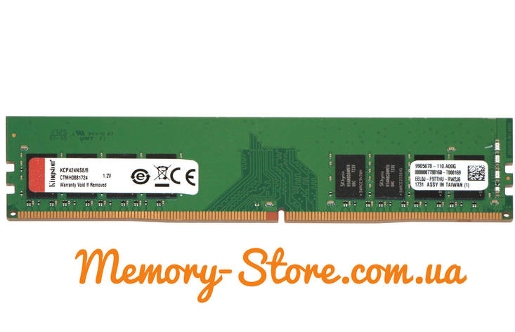 Оперативна пам'ять для ПК Kingston DDR4 8Gb PC4-2400T (б/у), фото 1