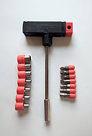 Т-подібний набір інструментів біт і головок 15 в 1