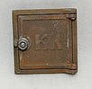 Дверцята чавунна сажотруска, люк для золи (130х135 мм) сажечистка, печі, грубу, барбекю, мангал