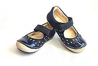 Туфли детские кожаные синие Clarks (Размер 21, EU22½M, UK6F)