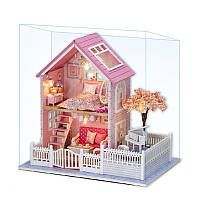 Lb Кукольный дом домик конструктор DIY Cute Room A-036-B Pink Cherry Blossom 3D Румбокс