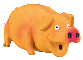 Іграшка для собак Trixie Свиня зі щетиною, хрюка, 21 см