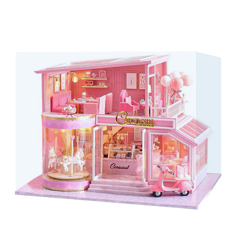 Go Кукольный дом домик конструктор DIY Cute Room A-073-B Карусель для девочек - фото 1 - id-p1443434189