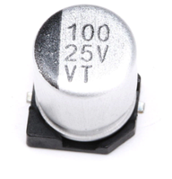 Конденсатор 100uf 25v 25 В 100 мкФ SMD VT