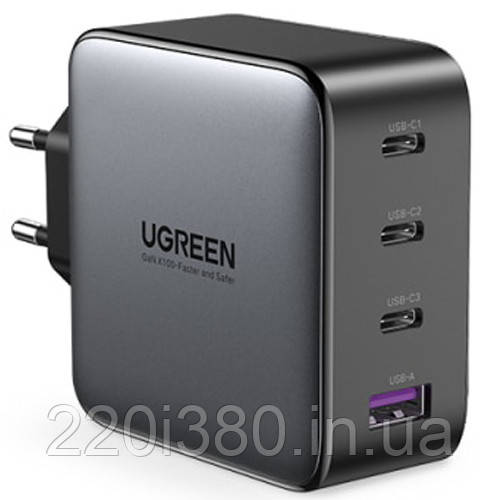 ШвидказарядкадляiPhone/MacBookGaNзарядка4в1Ugreen
