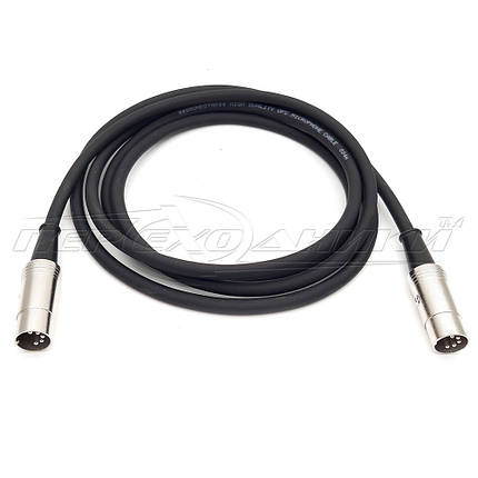 Кабель MIDI 5 pin DIN to 5 pin DIN у екрані круглий, метал, фото 1