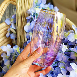 Стакан для напоїв Оптик Голд, перламутровий 625 мл