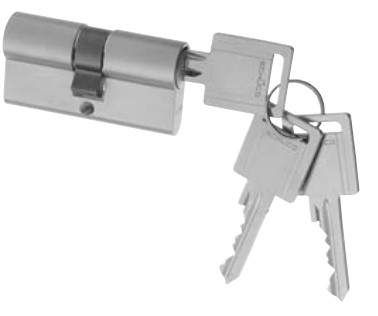 Циліндр личинка цугалик дверного замка 45/45 Schuco артикул 279211, фото 1