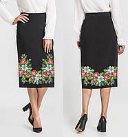 Заготовка для вишивки Спідниця Буковинська Лілії і рози БісерОк