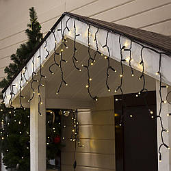 Світлодіодна гірлянда вулична "Бахрома" LedGO, 3 х 0,6 м, 120 LED Premium, білий провід, асортимент