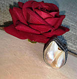 Перлове кільце "Морі" з перлами, розмір 18, фото 5