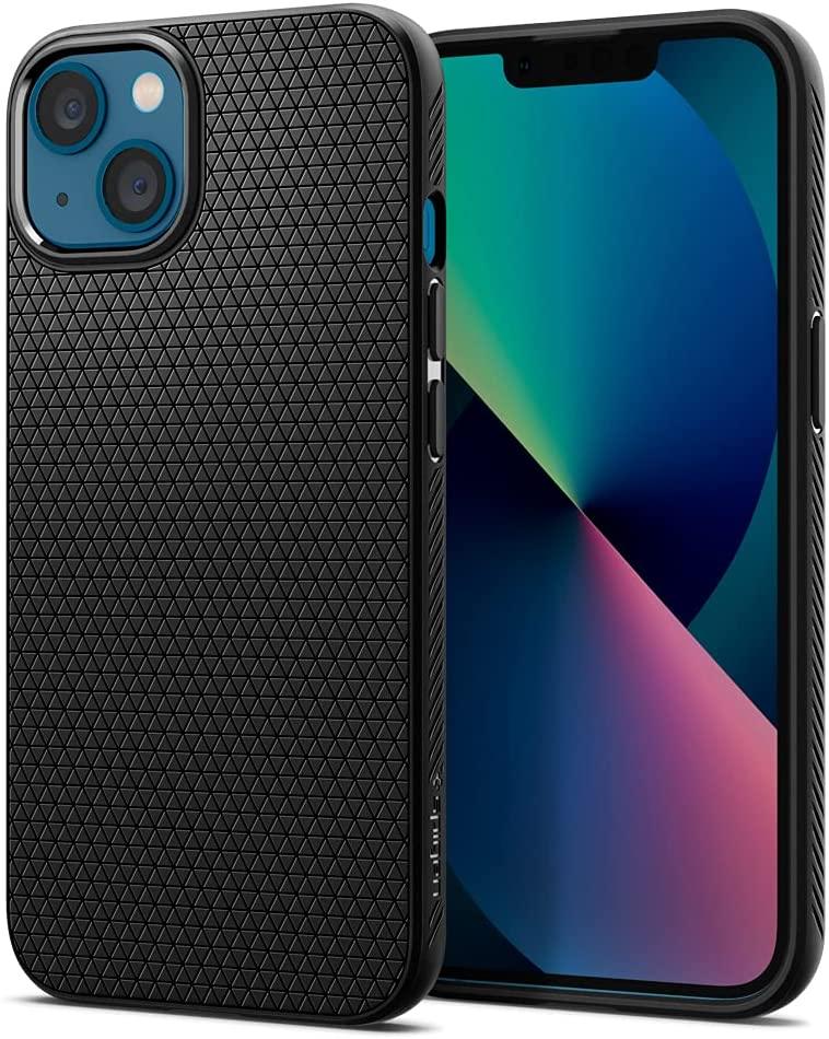 Чехол Spigen для iPhone 13 mini - Liquid Air, Matte Black (ACS03315)