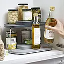 Органайзер кухонний дворівневий обертається "CupboardStore" 33х28х20.2см з пластику Joseph Joseph, фото 4