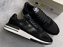 Чоловічі кросівки Adidas ZX 500 RM Boost Black White ALL00759, фото 4