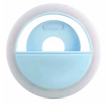 Светодиодное селфи-кольцо Selfie Ring Light Синие