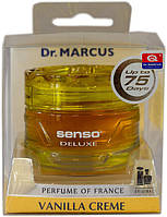 Ароматизатор Dr. Marcus Senso Delux Vanilla Creme (Ванильный Крем) 50 мл гель на приборную панель