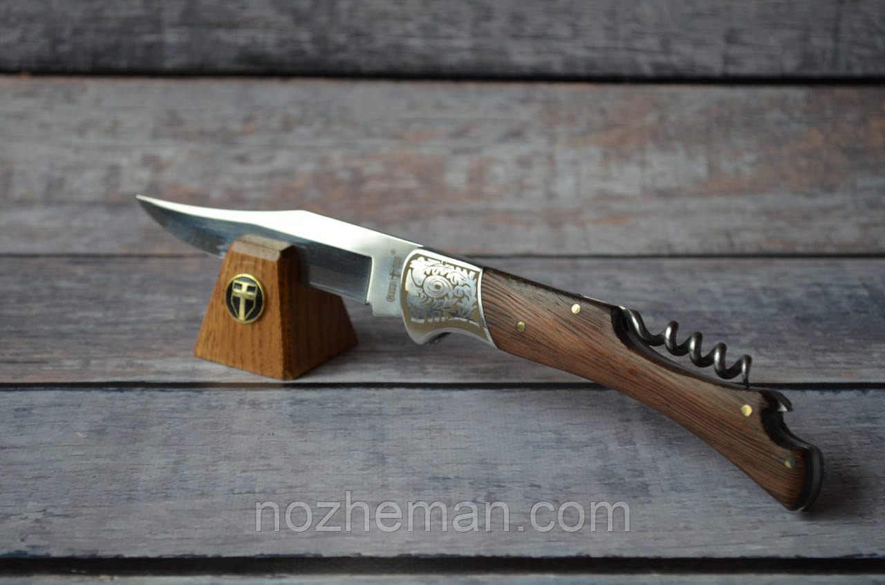 Складний, багатофункціональний класичний ніж Щучка 2, стане відмінний помічник на пікніку і риболовлі, фото 1