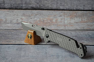 Ніж складаний Панцир 4 напівавтомат з замком лайнер-лок, зі сталі нержавіючої 420/52-55 HRC
