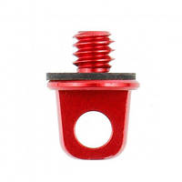 Карабін адаптер 1/4" з петлею, гвинт для кріплення ременя, камери Alitek RST-33 Red