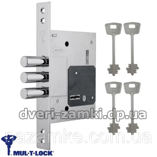 Замок врезной Mul-T-Lock 257 сувальдный - фото 1 - id-p1494544336