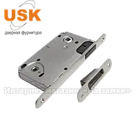 Дверная защелка магнитная USK WC MAB 90x50 NP никель