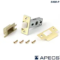 Защелка Apecs 5400-P G золото с пластиковым язычком