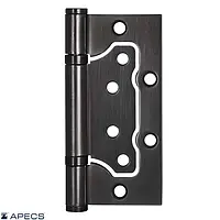 Петлі без врізки Apecs 100*75*2.5-B2-V2-Steel GRF графіт