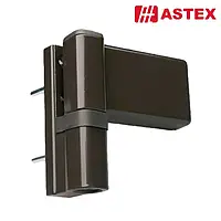 Петля для металлопластиковых дверей Astex DHV RAL8019 цвет коричневый