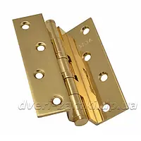 Угловые петли дверные Siba 100 mm Z2BB2FHP PB золото (универсальные)