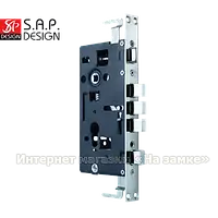 Замок эконом S.A.P.Design 3 ригеля 10x17 мм для китайской двери