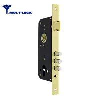 Корпус врезного замка Mul-T-Lock Sash Lock 204 S цвет латунь