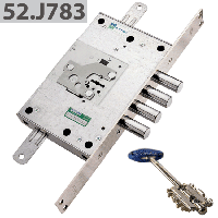 Замок врезной Mottura 52.J783 My Key без защелки