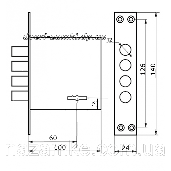 Замок сувальный дополнительный S.A.P. Design 10.01 - фото 2 - id-p1494544771